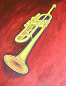 trumpet painting