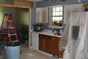 kitchen renovation before