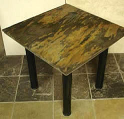 stone decor table